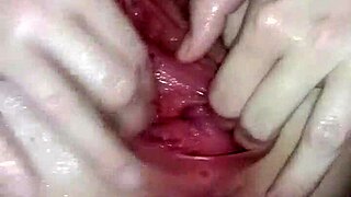 fisting my wife's nasty loose pussy while she sucks