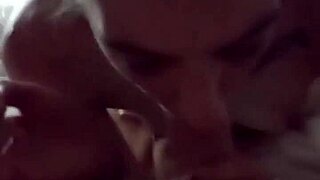 She loves to suck my skinny cock with her small 18+ tits bouncing while i watch