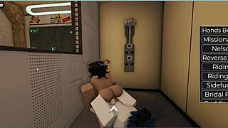 He begged me to fuck her in every pose, doggystyle and bent over in Roblox?