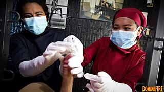 Femdom nurse sounds patient