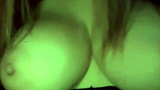 artemisia love as horny italian stepmom with big boobs in slow motion, big nipples bouncing