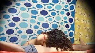Hidden camera catches Mexican teacher Alexia in steamy blowjob action