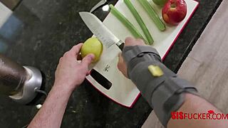 Ebony Step Sis Takes Care Of My BROKEN BONE And BONER