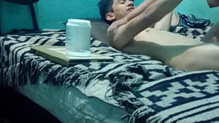 Skinny guy gets an intimate sensual massage from me 😊