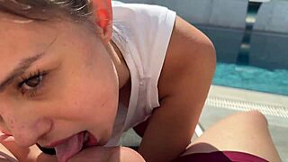 massive titted kayley gunner poses naked outdoor