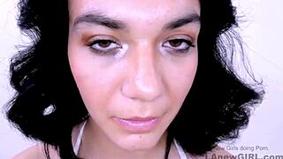 Teen Model Seduced During Photoshoot Casting Interview On Sofa.