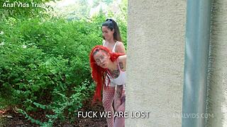 Linda Del Sol and Natasha Ink, balls deep anal rimming?