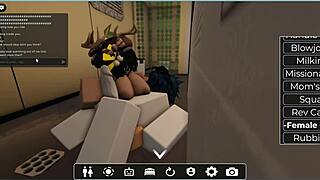 He begged me to fuck her in every pose, doggystyle and bent over in Roblox?