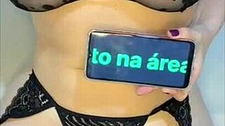 Latina amateur rides with big tits!