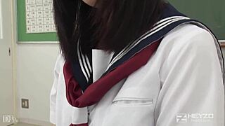 Eiri Inoue Gives Sloppy Lotion Handjob Massage