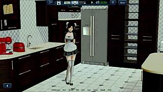 Exploring the harem hotel game world 😊