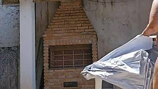 a escrava diz levei castigo bunda marcada