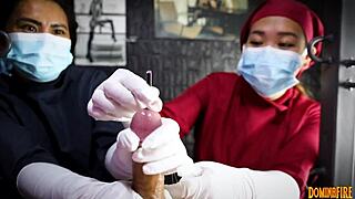 Femdom nurse sounds patient