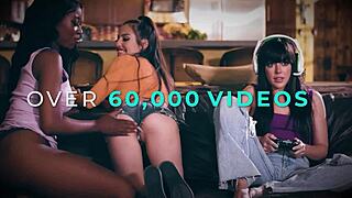 Pretty College Roommates Have Soft Passionate Fingering