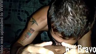 grindr cruising - pica preta no meu rabo branco fiquei bem empinado pro negão meter