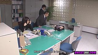 Japanese police lady dominates with wild teen 18+ blowjob!