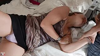 Fucked in Zebra Dress With Rimming and Doggy Action