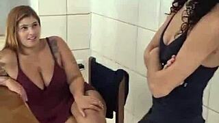 Friends flashing before hardcore action!