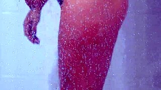 College girl showers in bikini. So horny and gorgeous! 😍