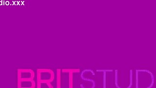 British blonde university student in uniform sucks with blue-eyed charm.