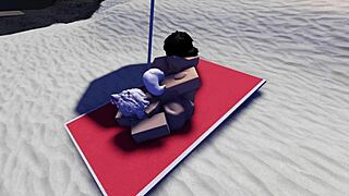 Roblox Slut Caught And Fucked On Beach
