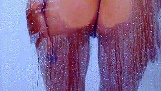 College girl showers in bikini. So horny and gorgeous! 😍