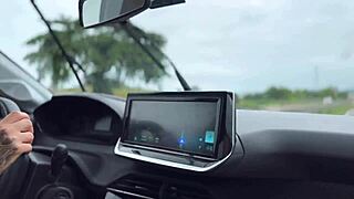 Uber Woman Spreads Ass For Client's Cum!