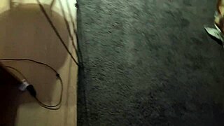 nice blowjob from tattooed wife in lingerie