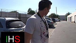 Does this brunette crave that huge cock?