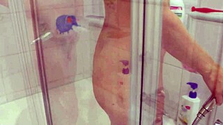 Snuck into stepsister's shower and urged her to TAKE MY DICK!