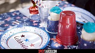 Pervy Step-Uncle Seduces Step-Niece Into Group Sex At Stepfamily Bbq