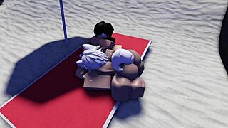 Roblox Slut Caught And Fucked On Beach