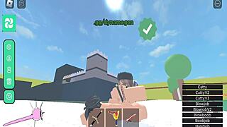 Horror girl feels intense fuck in roblox condo