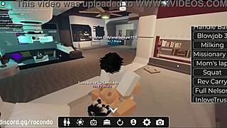 I bent over the beautiful bitch in our Roblox session