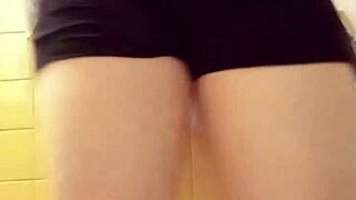 Compilation of toilet scenes to boost Twitter followers by searching AA porn