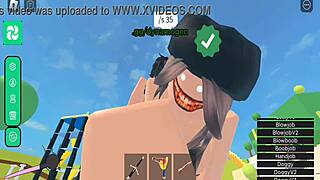 Horror girl feels intense fuck in roblox condo