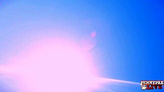 Penny Pax gets super horny masturbating underwater, ripping clothes