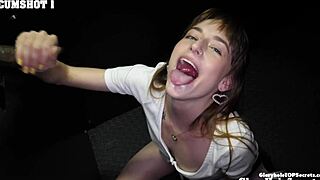 Lana Swallows Monster Cock Cumshot After Fucking Her Big Ass In Gloryhole