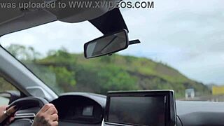 Uber Woman Spreads Ass For Client's Cum!