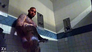 Solo in prison, stroking my big cock for wet cumshot!