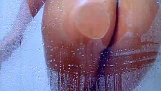 College girl showers in bikini. So horny and gorgeous! 😍