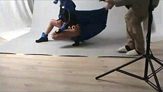 Amateur Teen Cosplays Raven Outdoors Publicly