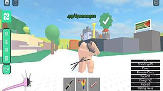 Horror girl feels intense fuck in roblox condo