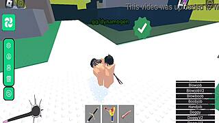 Horror girl feels intense fuck in roblox condo