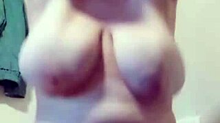 Oiled up solo ride with bouncing tits steals the show. Can't look away!