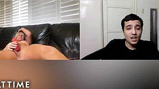 Mature beauty Payton Hall craves step-grandson's hot touch