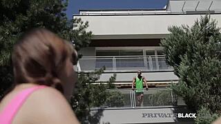 Private Black teen Luna Rival mouth bangs BBC! 🔥