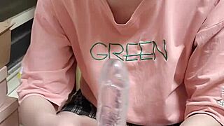 Shemale Ting Xuan Blowjob Dildo