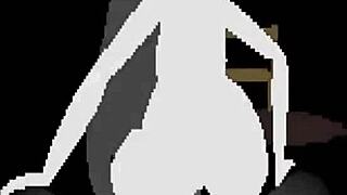 scared but intrigued by weird riding sex with boobs and tits.