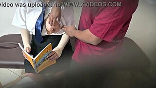 why’s this teacher sneaking around with a college student for forbidden fun?